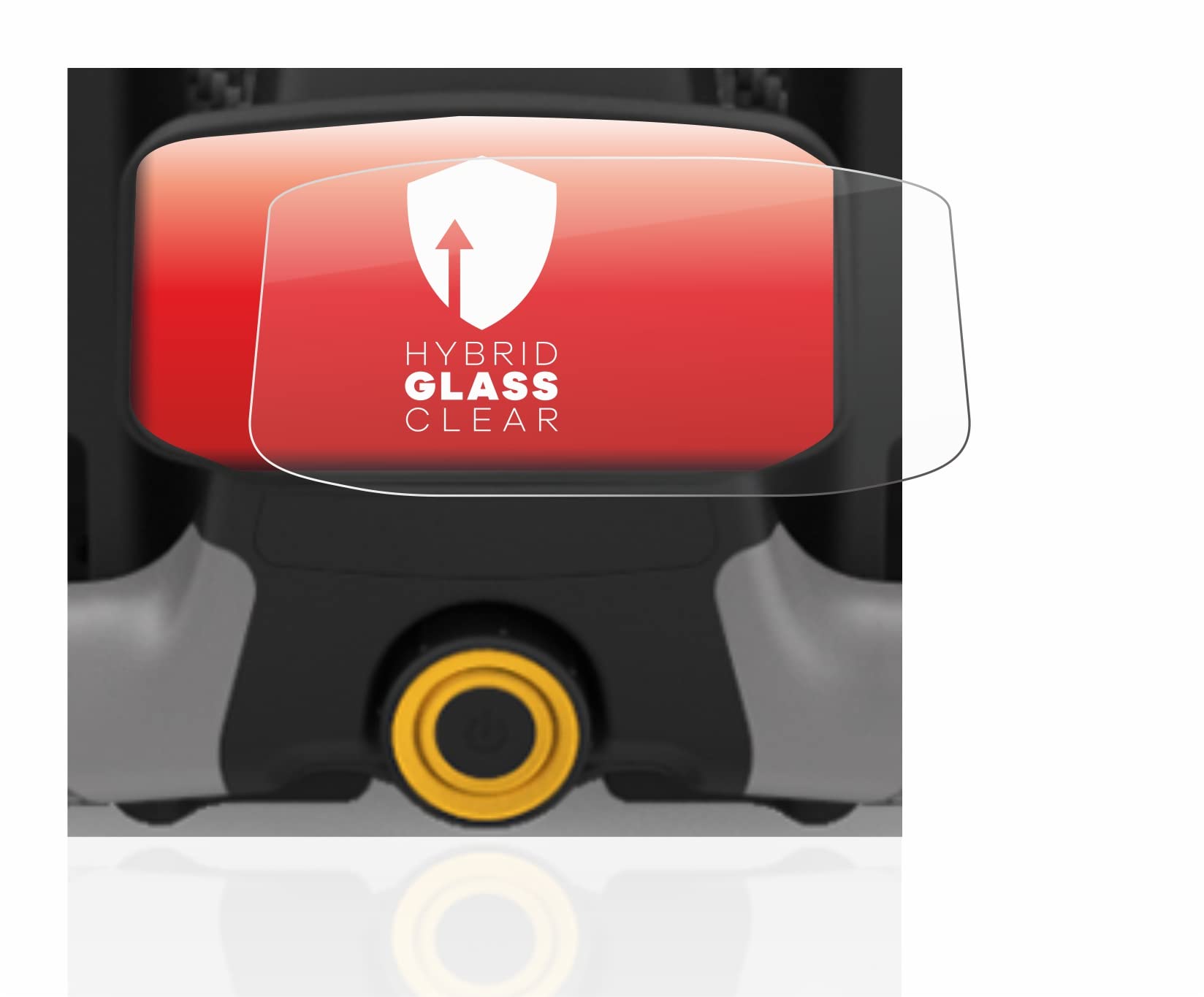 upscreen Screen Protector Film compatible with PowaKaddy CT8-9H Glass Protection, Extreme Scratch Resistant