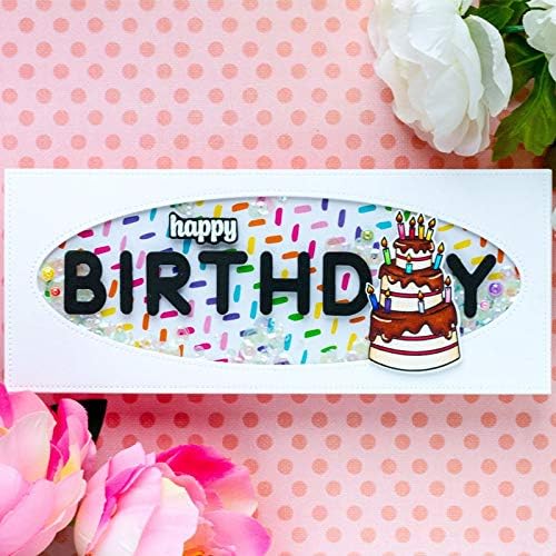Slimline Oval Metal Cutting Dies for Card Making DIY Scrapbooking Embossing Stencil Die Cutting Template Mould Tools Die cuts Arts Crafts Paper Crafts Photo Album Decor - Image 4