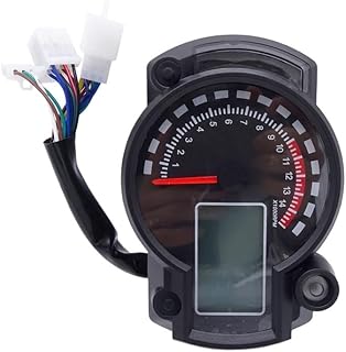 Motorcycle Odometer 1pc Motorcycle Speedometer LCD Digital Odometer With Transparent Lens For RX2N MAX 299KM/H Adjustable Moto Tachometer Odometer