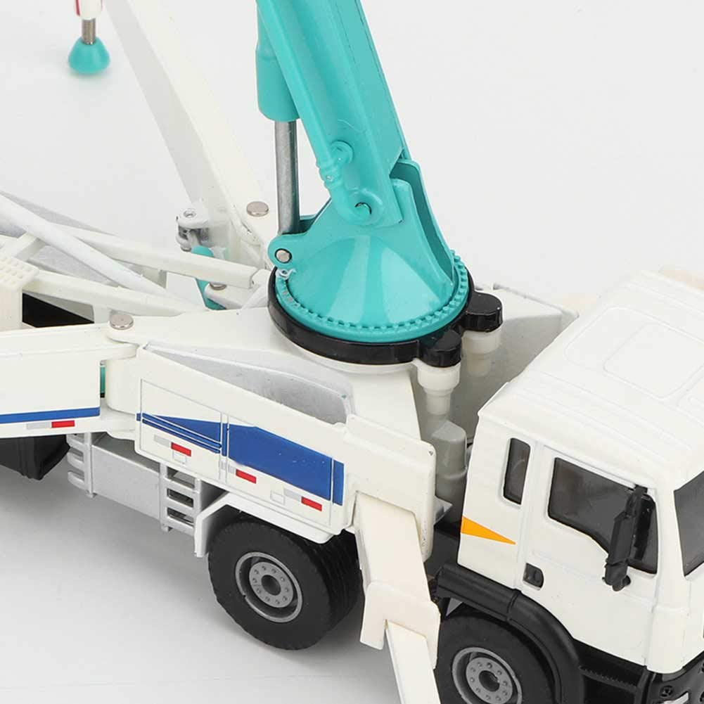 Pompa do betonu, model samochodu, inżynieryjna pompa do betonu ciężarowego, skala 1:55, stop 40 cm, realistyczny wystrój domu, dla chłopców i dzieci, urodzinowy
