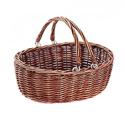 Wicker Basket with 2 Handles