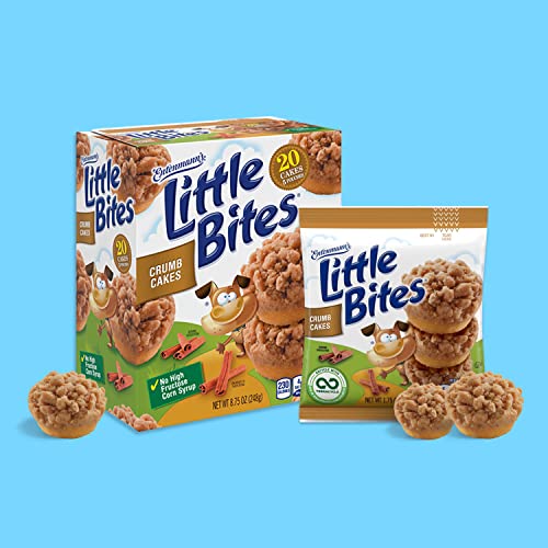 Entenmann's Little Bites Crumb Cakes, Topped With Brown Sugar & Cinnamon Crumbs, 5 Count #TOP3