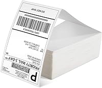 Phomemo Etiketten 4x6 500 Etiketten/Stapel, Versandetiketten Kompatibel mit MUNBYN, Phomemo, Polono Etikettendrucker, BPA-freie Thermoetiketten Selbstklebende für DHL, UPS, DPD-100 x 150 mm