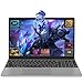 Trygood Laptop 15,6 Zoll Full HD IPS Display | Notebook mit Fingerabdruck-ID & Beleuchteter Tastatur, 8GB RAM 256GB SSD, Intel Quad-Core N5100, Schlankes Design für Business, Uni & Home Office