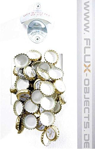 FLUX-objects Mad Wall-Mounted Bottle Opener/Beer Bottle Opener with Magnet Trap