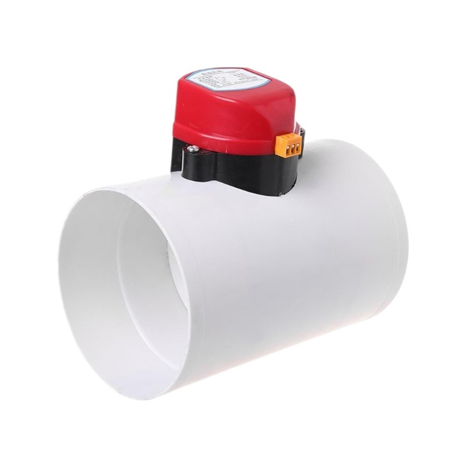 Vanne électrique en plastique 6 pouces soupape d'amortissement motorisée clapet anti-retour 160mm