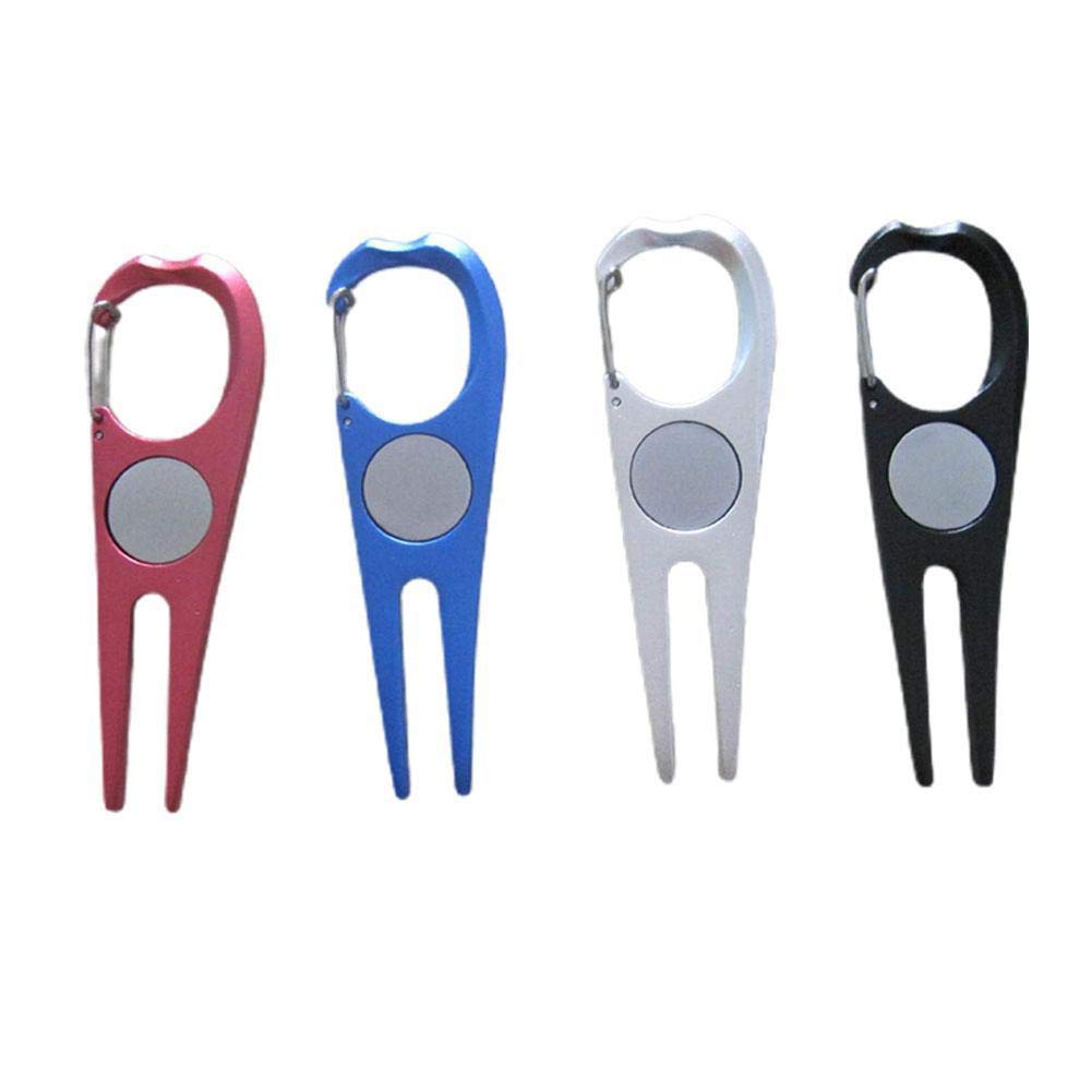 Stainless Steel Golf Green Repair Divot Tool Pitch Fork