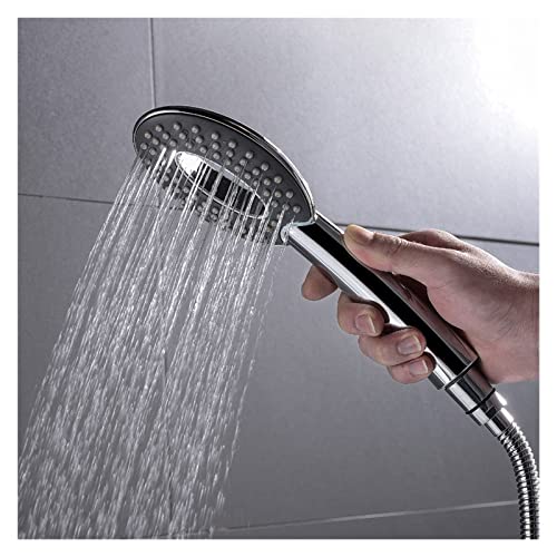 Pommeau de douche grande douchette à main ovale ensemble de douche complet pas cher - 5