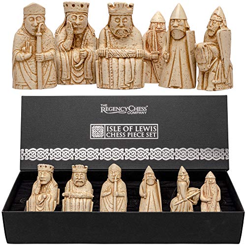 The Regency Chess Lewis Chess Piece Gift Set (This