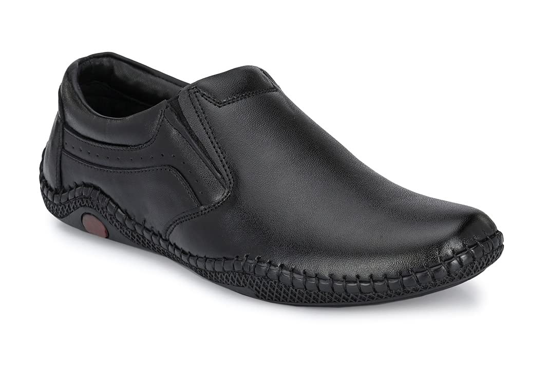 MACTREE Men Black Genuine Leather Formal Shoes 217MTK-10 (B09QX9QP28) Amazon Price History, Amazon Price Tracker