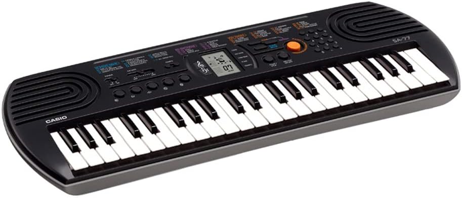 Casio SA-77 44-Key Mini Personal Keyboard, Gray