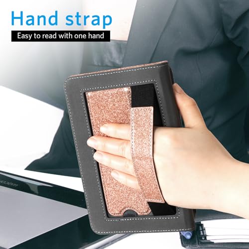 Image of CoBak Case for 6 inch E-Reader Cases (2024 & 2022, 11th Gen) - PU Leather Smart Cover with Auto Sleep /Wake & Hand Strap, Premium Protective Case for E-Reader Case