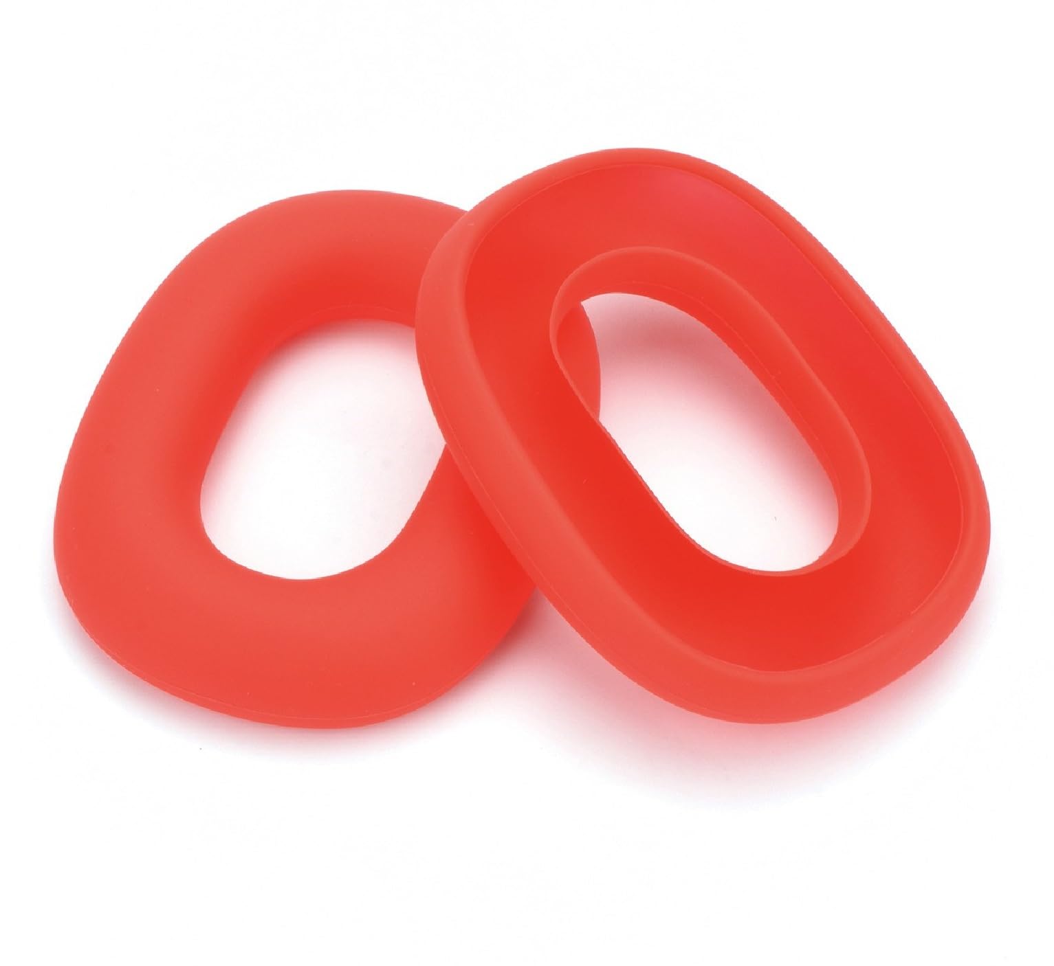 VEKEFFSilicone Ear Pads Cover Protector Compatible for AirPods Max Headphones Cushions, Sweatproof, Washable (Silicone Red)