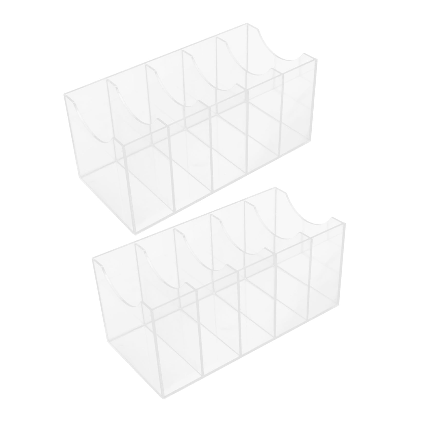 TOYANDONA 2 Pezzi Organizer per Cintura Scatola Organizer per Cintura in Acrilico Trasparente e Cravatte per Cassetto e Vetrina Uomini e Donne