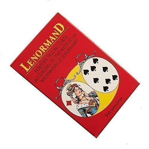 Green Cross Toad Baraja Jeu Mlle Lenormand Fortune Telling, Mazo de 36 Cartas de Adivinación con Instrucciones en Inglés