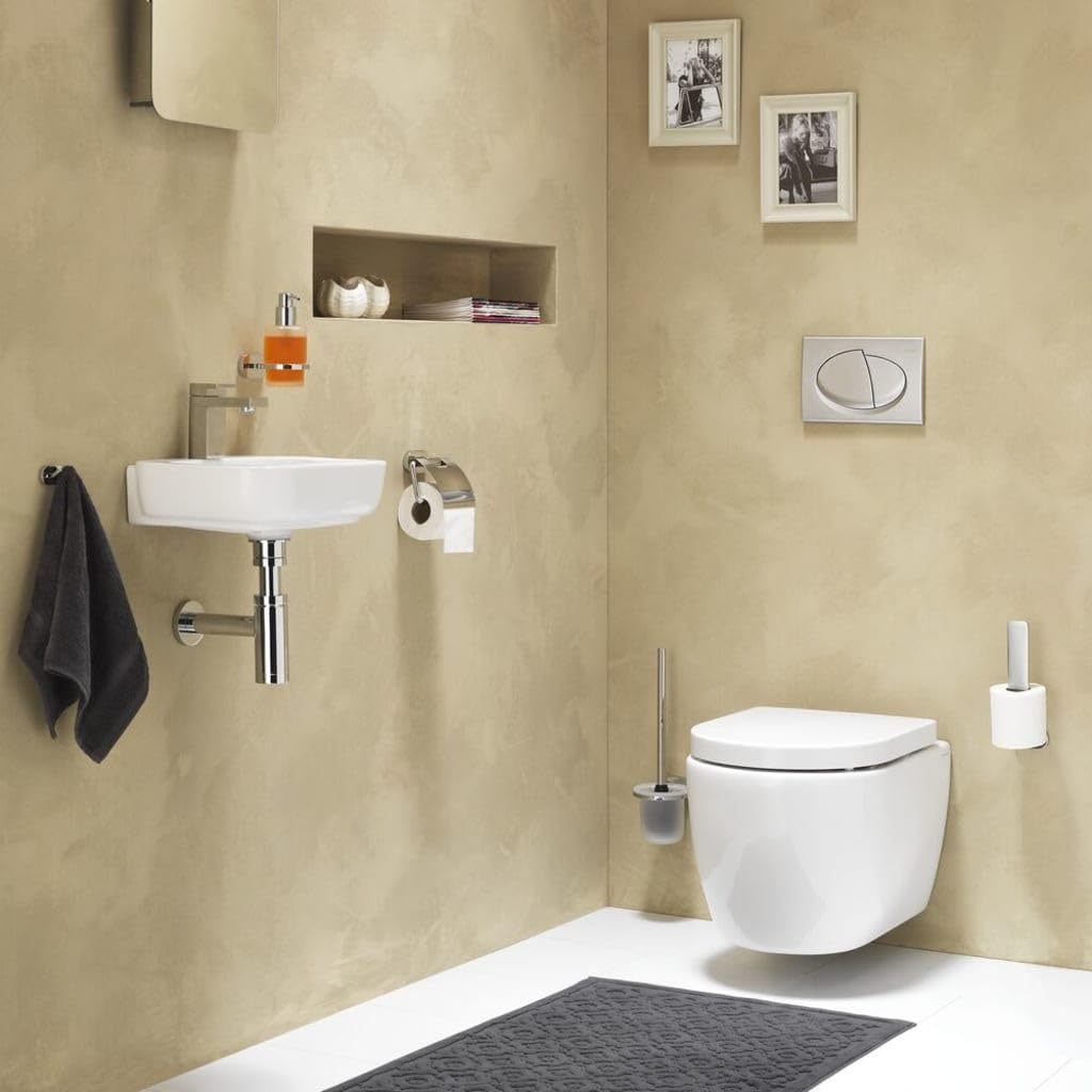 Tiger Memphis Asiento de Inodoro, 45 x 36 x 5.5 cm, Duroplast, Blanco