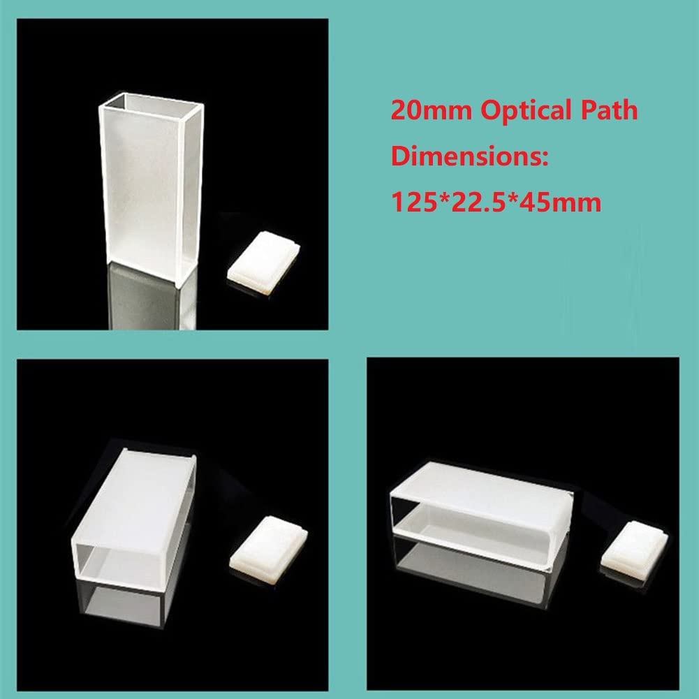 Cuvetta In Vetro Per Spettrofotometro - Percorso Ottico 10mm-50mm - Foto 3