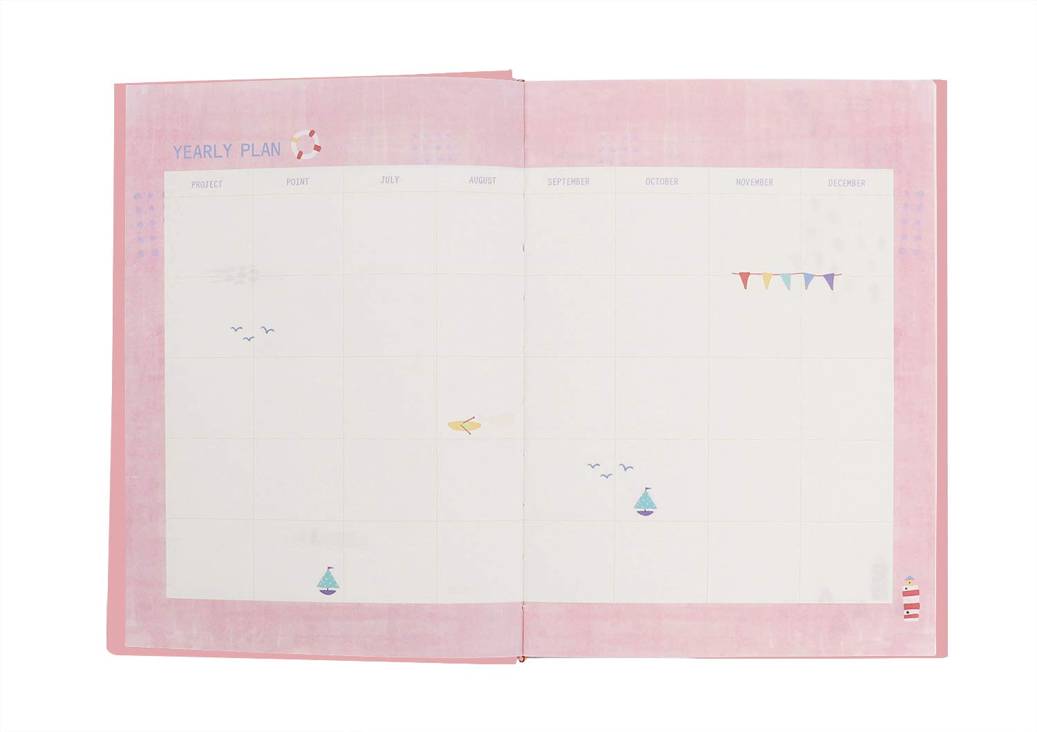 Amazon.co.jp: 365日 日記帳 手帳 かわいい B6 システム手帳