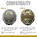 OneTigris Helmet Cover - Tactical Fast Helmet Camouflage Cloth Cover for Ops-Core Fast PJ Helmet in Size M/L, PJ/MH Helmet in Size M/L(Helmet Not Included), Brown