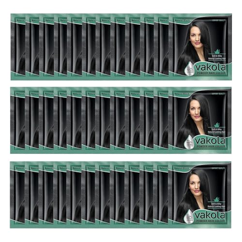 Color en polvo negro natural para cabello 0.17 oz pack 36 miniatura 1