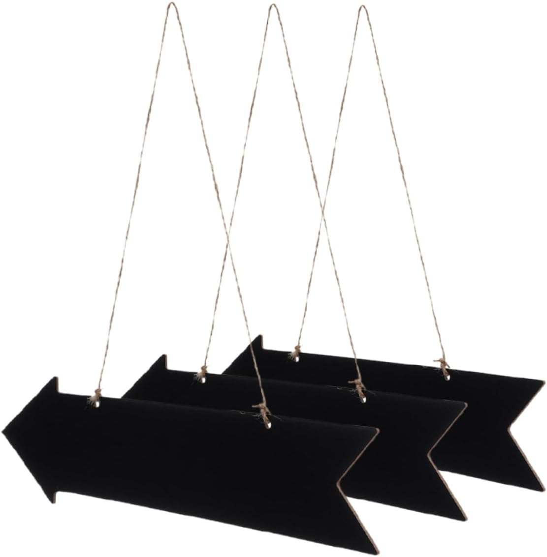 3pcs Wooden Arrow Chalkboard Sign Xmas Wall Decoration for Home