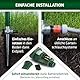 GARDIGO® Wasserstrahl Tiervertreiber I Vogelabwehr, Reiherschreck, Katzenschreck für Garten | PIR-Bewegungsmelder I Reichweite bis zu 10 m I Vogelschreck, Katzenabwehr, Hundeabwehr | Inkl. Batterien