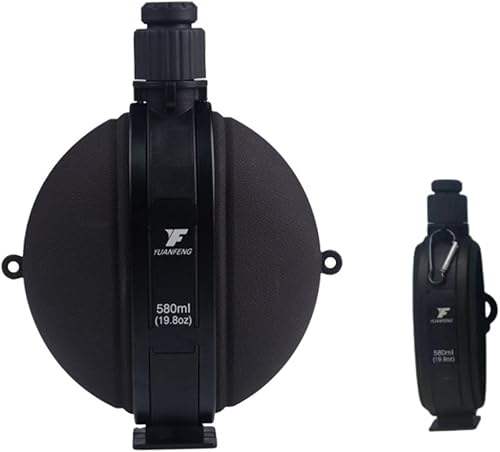 Botella de agua plegable de 16.9 fl oz, de silicona reutilizable, plegable, a prueba de fugas, botellas de agua portátiles para viajes al aire