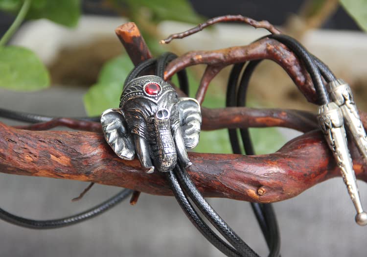 Image of Animal & Plant Bola Tie Bolo Tie Wedding Necklace for Men Women Groomsmen Western Cowboy Necktie