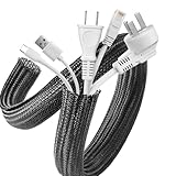 ✔VIELSEITIG UND WIEDERVERWENDUNG- Kein Kabelchaos mehr rumliegen! Geeignet für eine Vielzahl von Kabeln wie: Netzwerkkabel, HDMI, Monitorkabel, Stromkabel, USB-Kabel, Webcam, PC Kabel usw. Unsere Drahthülsen können beliebig entfernt und wiederverwendet werden.