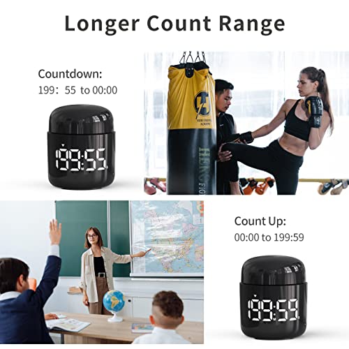 image for MeesMeek Digital Kitchen Timer,Countdown Countup Timer with Large LED 