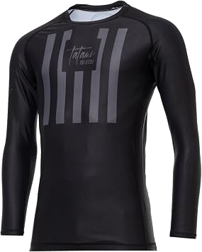 Tatami Fightwear Control Long Sleeve Rashguard - Small - Black