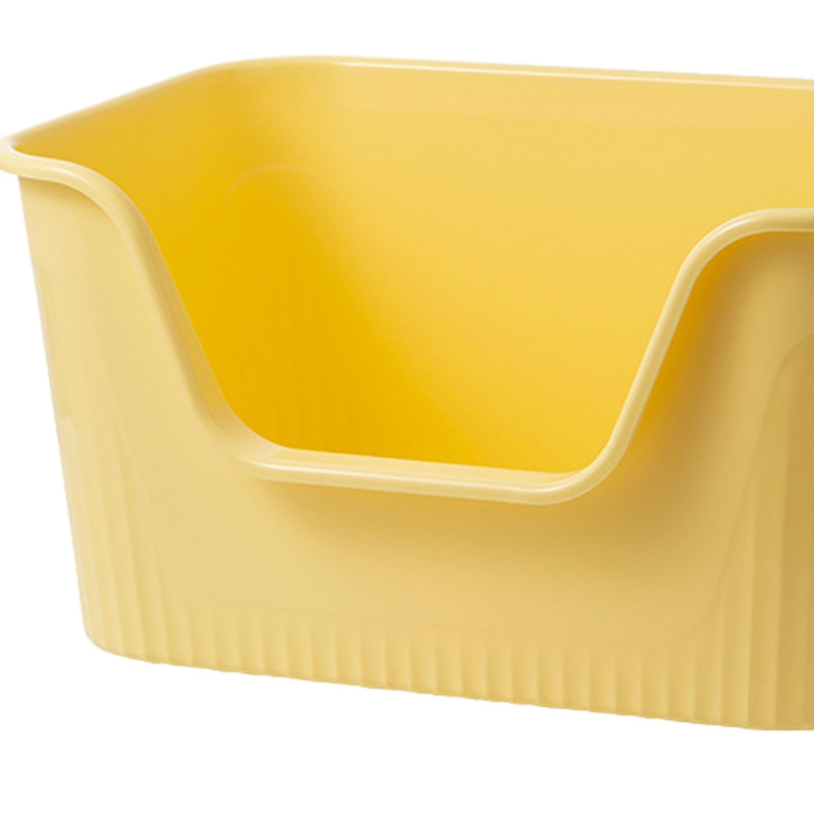 Lettaia, Lettiera for gatti, for animali con coperchio aperto(Yellow)