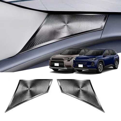 FOR �V�^ RAV4 XA60 6��� 60�n�i 2025�N12��~���s�j�_�b�V���{�[�h�����̃X�s�[�J�[�J�o�[ �t�����g�p�l���̃X�s�[�J�[�O�����p�̑����X�e�b�J�[ �����ύX�p�ɓ��ʂɐ݌v���ꂽ�������̕ی�J�o RAV4 XA60�A�N�Z�T���[ (�u���b�N�`