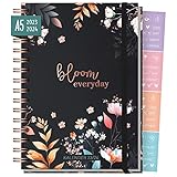 RUNDUM LIEBEVOLL GESTALTET - Zarte Pastellfarben und monatlich wechselnde Aquarell-Illustrationen, Mood-Tracker zum Ausmalen & selbst gestalten. Die Spirale / WIRE-O ist natürlich farblich zur hochwertigen Folienveredelung abgestimmt.