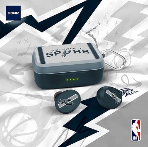Image of SOAR NBA Wireless Sport Earbuds: Comfortable Fit & Convenient Charging