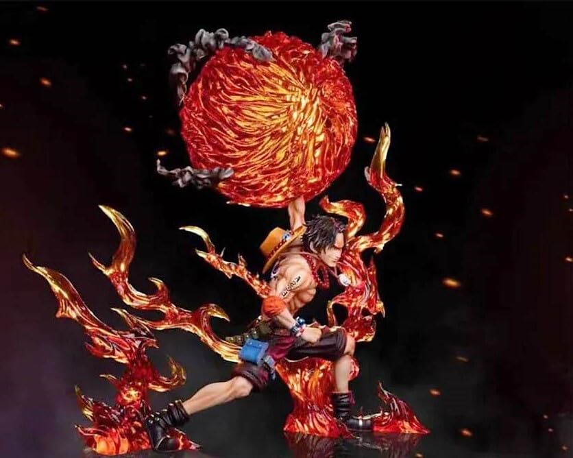 Amazon.co.jp: ワンピ ース 火拳のエース 炎帝 フィギュア ガレージ