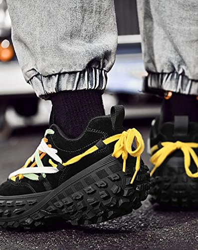 Niepce Inc Streetwear Men's Fashion Sneakers with Design (Black2, us_Footwear_Size_System, Adult, Men, Numeric, Medium, Numeric_10_Point_5) | Image 3