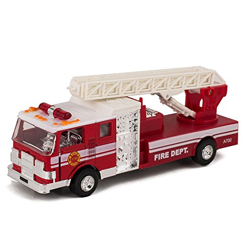 Master Toy Die-Cast Pull-Back Fire Engine