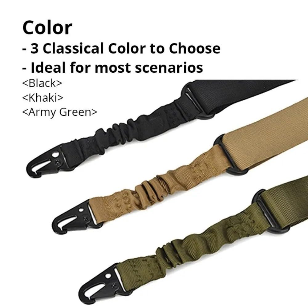 ACEXIER Tracolla tattico a Due Punti Sling Bungee Shoulder Belt Durable Nylon Rifle Belt Heavy Duty Sling per Accessori Sportivi di Caccia all'aperto