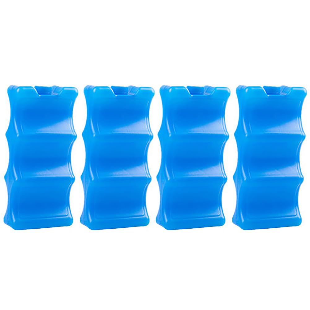 Abaodam 4pcs Breast Milk Ice Packs Lightweight Design for Breastfeeding Moms Keeps Milk Fresh for Hours Coolers Lunch Bags and Transport