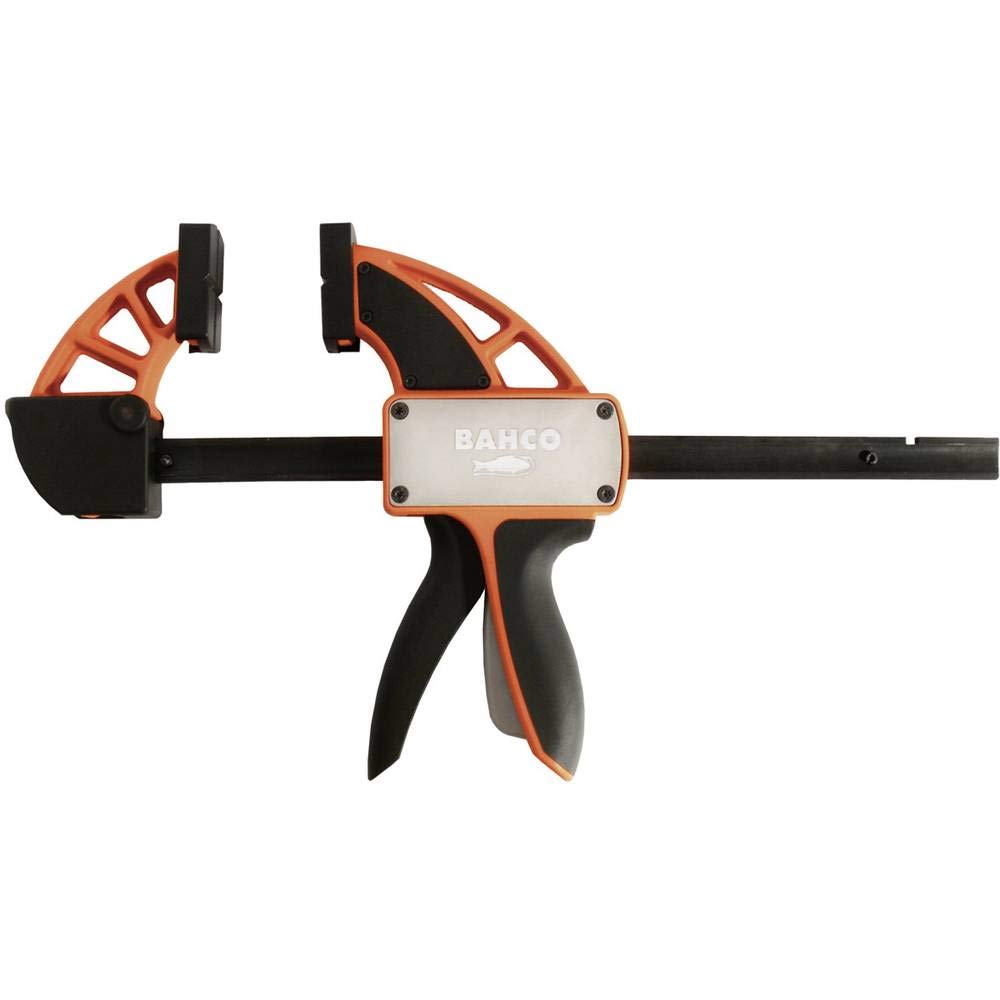 Bahco BAHQCB300 Better Clamp, 300 mm (12-inch) (CF 200 kg), Multi-Colour | 300mm quick clamp with high clamping force for workshop projects