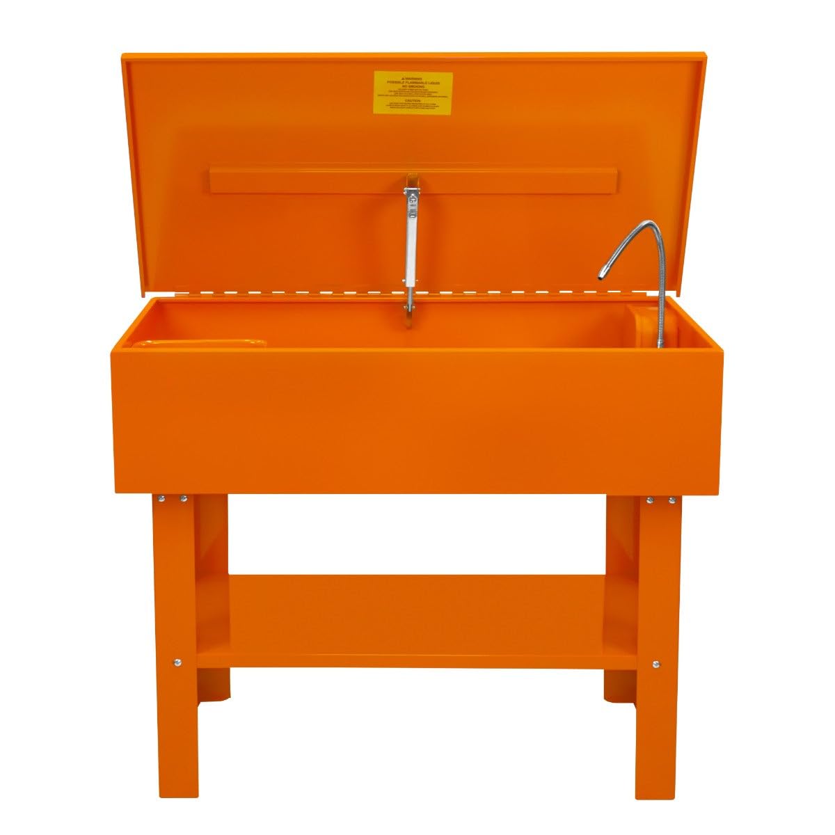 Lavadora de Piezas 180L 40 Galones Limpiador Limpieza Lavado Garaje Taller Mecánico Manguera Flexible con Estante Extraíble Lavapiezas Banco Herramientas Taller Tanque Máquina de Lavar Piezas Taller