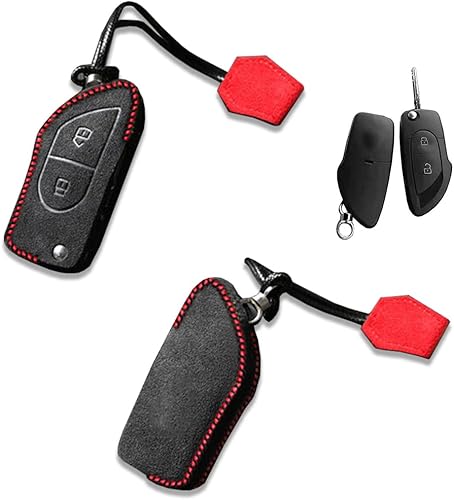 Alcantara - Funda de piel hecha a mano para lamborghini, Murcielago Gallardo, con llavero