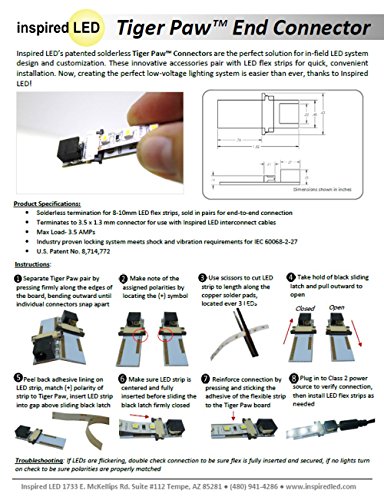 Image of Cut and Connect Series Kit | Normal Bright | Warm White 3000 K | 9.5ft / 3M | Inspired LED | Kitchen Lighting | Cove Lighting | Dimmable