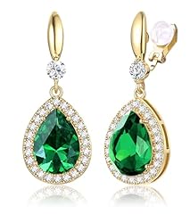 Gold Tone/Green Stone