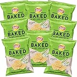 Lay's Baked Sour Cream & Onion Flavored Potato Crisps, 1.375 ounce (Pack of 8)