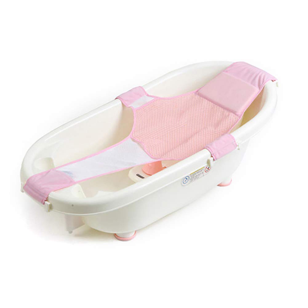 MOMEY Baby-Badewanne Rutschfeste Sitznetz Neugeborene verstellbare vielseitige Badewanne Hängematte Baby