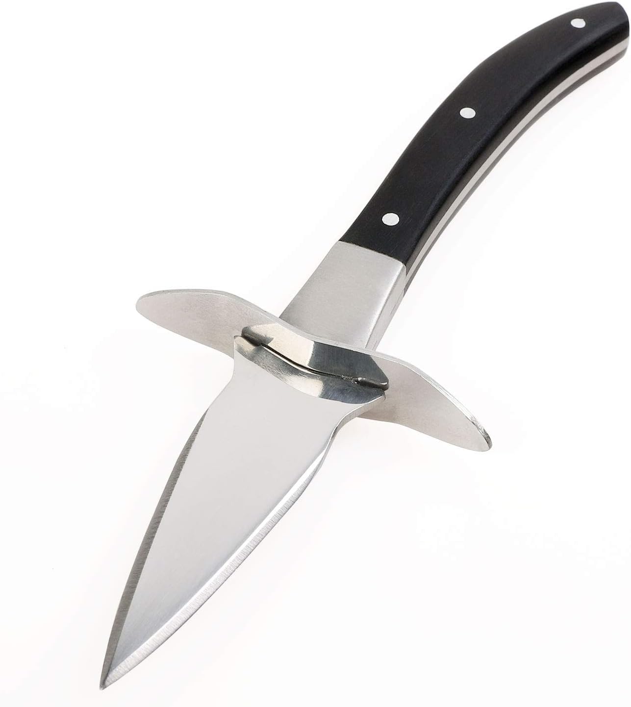 Kit 2 Pièces Couteau à Huîtres Et écailleur – Pour Ouvrir Huîtres, Crustacés Et Fruits De Mer Facilement