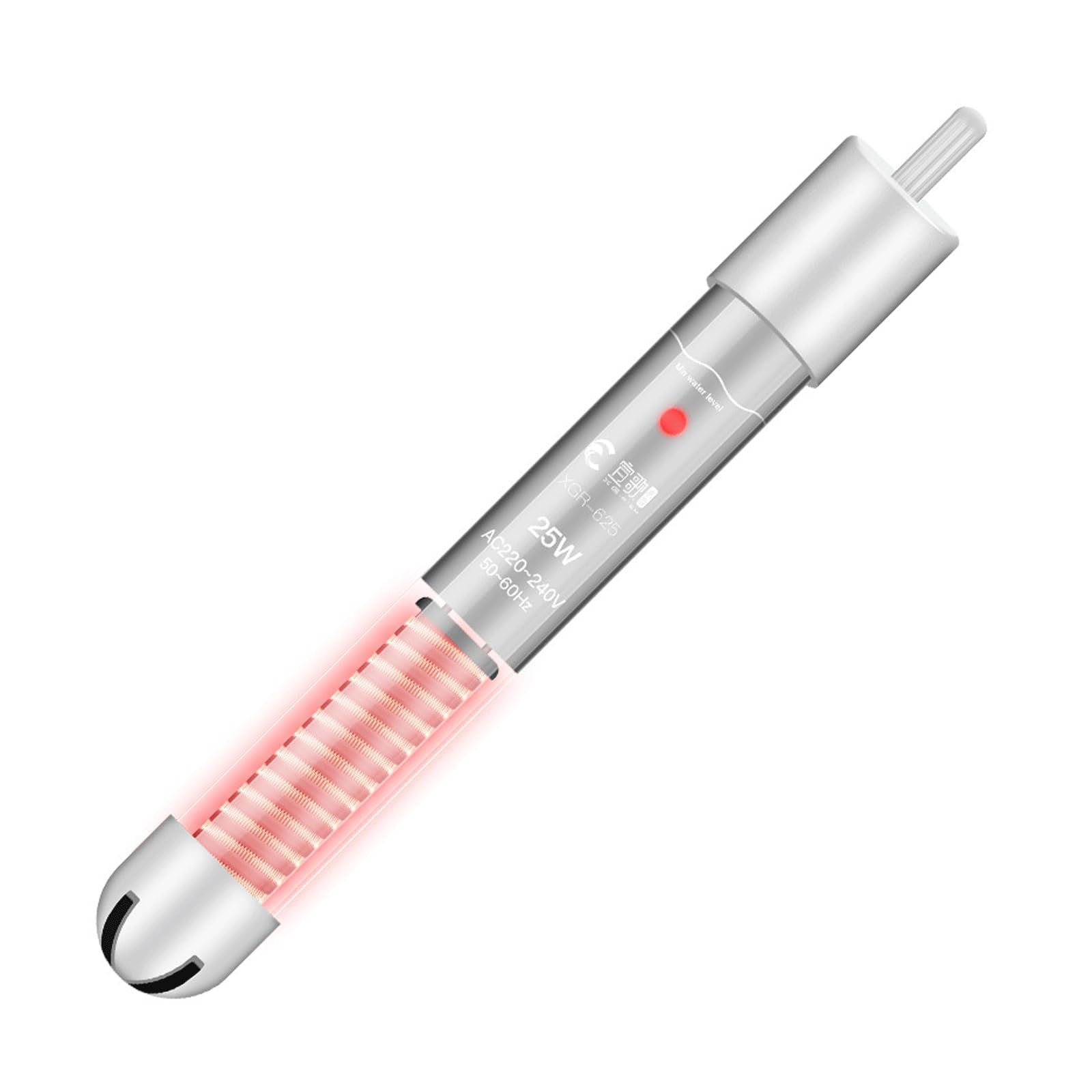 Mini riscaldatore termostatico Automatico a Basso Livello dell'Acqua antideflagrante per Acquario, 100 W (25 W)