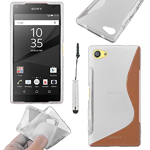 ebestStar - Coque Compatible avec Sony Xperia Z5 Compact Etui Housse Silicone Gel TPU Souple Motif...